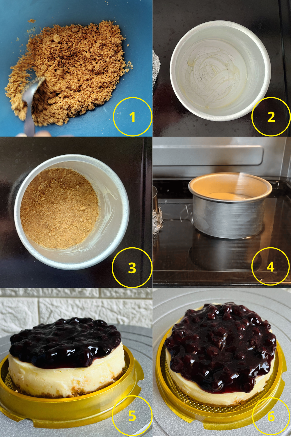 Blueberry cheesecake